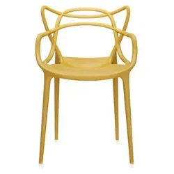 Kartell Masters Stuhl in Senffarbe in gelb von Kartell