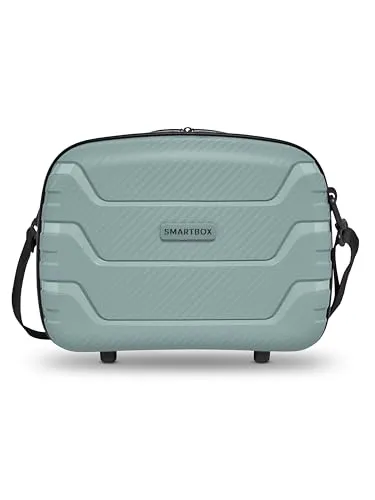 Smartbox Beauty Case Hartschale 34x17x27 cm, Handgepäck Kosmetikkoffer 14L, Leichtes Polypropylen, Kulturtasche mit Aufsteckfunktion & Schultergurt, Make-up Koffer Reise Organizer (Edition 01)