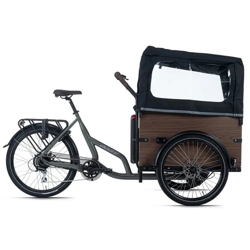 adore-bikes Adore Cargo E-Bike Urban Deluxe grau von Adore