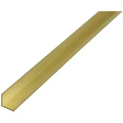 Alberts Winkelprofil 1000 x 20 x 20 mm aus Messing - Dämmstoffe: Hochwertiges Messingprofil für präzise Winkelmessungen, ideal für Bau- und Renovierungsprojekte.