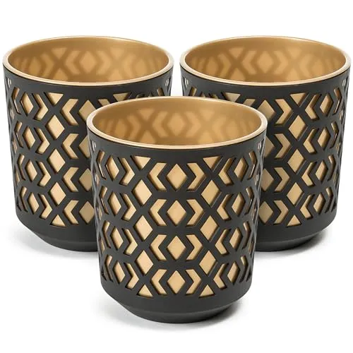 Blumentöpfe & Pflanzgefäße Gold von Konzept