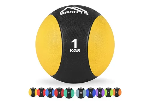 MSports® Medizinball Medizinball 1 – 10 kg – inkl. Übungsposter