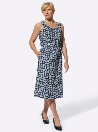 Witt Kittelschürze Kleid Ärmellos in blau von Witt