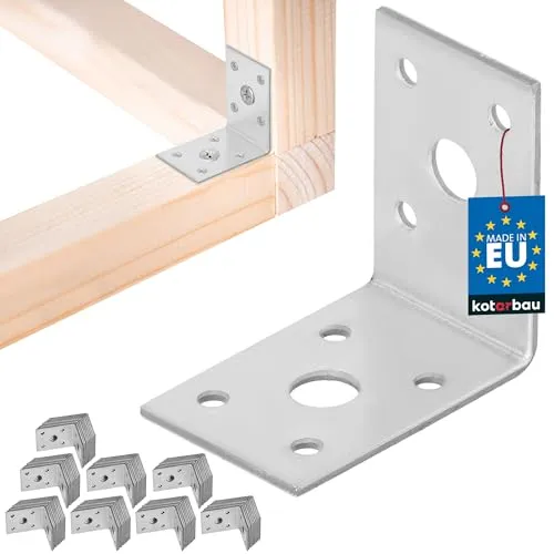 KOTARBAU® Winkelverbinder 50 x 50 x 35 mm – 100 Stk. verzinkter Stahl