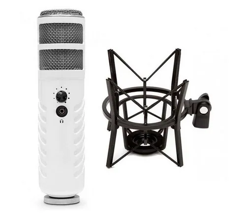 RØDE Podcaster MKII USB Mikrofon mit PSM1 Spinne - Professionelles USB-Rundfunkmikrofon mit Plug and Play-Funktion, ideal für Audioaufnahmen, Live-Streaming und mehr. Inklusive PSM1 Spinne für störungsfreie Aufnahmen.