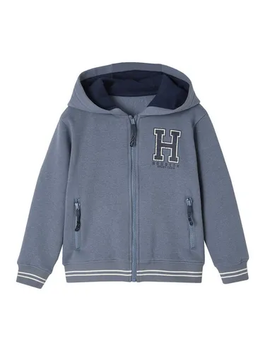 vertbaudet Fleecepullover Jungen Sportjacke mit Kapuze
