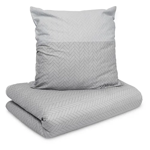 s.Oliver Bettwäsche 135x200 cm in grau von s.Oliver