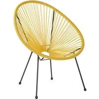 Gartenmöbel Gelb von Beliani