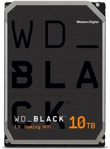 WD Black 10TB HDD SATA 6Gb/s - Ideal für Gaming - SAS Festplatte mit 10 TB, 7200 rpm und 512 MB Puffer, bietet hohe Geschwindigkeit und großen Speicher für Gamer und kreative Profis.