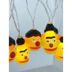 Sesamstraße Ernie & Bert LED Lichterkette 2m in gelb von Sesamstraße