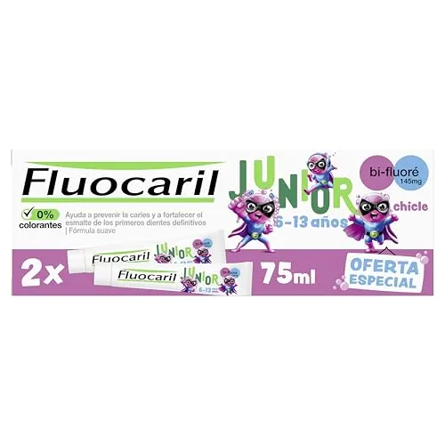 Junior 6-12 Jahre Zahncreme-Gel Bubble 2x75ml