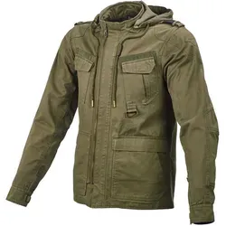 Macna Combat Motorrad Textiljacke 2XL, grün in grün von MACNA