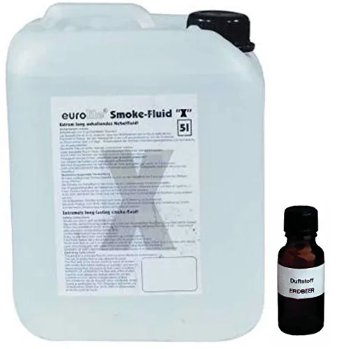 Liter Eurolite X/Extrem A2 Nebelfluid + 30 ml Duftstoff Erdbeere, Smoke-Fluid, Nebel-Fluid-Flüssigkeit für Nebelmaschine 5