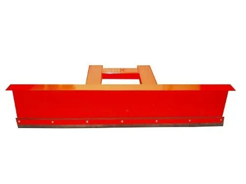 Schneeschieber für Gabelstapler 90° gekantet Rot Breite 200 x 40 cm Schneepflug Räumschild Schneeschild