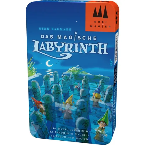 Schmidt Spiele 51401 Drei Magier Spiele, Das magische Labyrinth, Mitbringspiel i