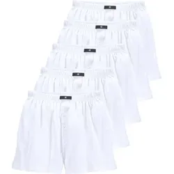 H.I.S Herren Boxershorts 5er Pack, klassischer Schnitt - Herren-Boxershorts im praktischen 5er Pack, bequem und atmungsaktiv für optimalen Tragekomfort den ganzen Tag.
