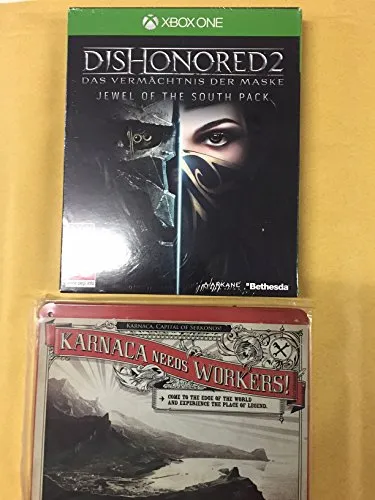 Xbox One Dishonored 2: Das Vermächtnis der Maske Jewel of the South Pack inkl. DLC & Blechschiild