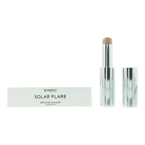 Byredo Solar Flare 509 Colour Stick 3g für Frauen - Vielseitiger Face Stick in handlicher 3g-Größe, ideal für schnelle Touch-ups. Perfekt für einen strahlenden Look und einfache Anwendung. Hergestellt in Italien.
