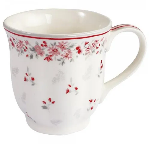 Greengate Tasse Teetasse Tea Mug Emberly White (250ml)