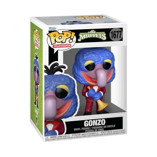 Funko Pop! TV: The Muppets - Gonzo - Vinyl-Sammelfigur - Geschenkidee - Offizielle Handelswaren - Spielzeug Für Kinder und Erwachsene - Comedy Fans - Modellfigur Für Sammler und Display
