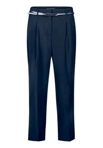 Stoffhose mit hohem Bund