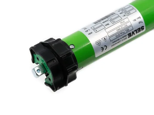 SELVE SE Pro 2/30 Rollladenmotor Ø45 für Welle SW 60 - Fensterläden, leistungsstarker Rollladenmotor mit 17 U/min, inklusive Wellenadapter und 2,5 m Kabel für einfache Installation.