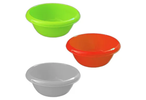 HAC24 Schüssel Plastikschüssel Kunststoffschüssel Servierschüssel, Kunststoff, (Set, 3-tlg), 1,1 Liter