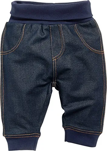 Playshoes Sweat-Hose Jogginghose Unisex Kinder, Jeans-optik ,74