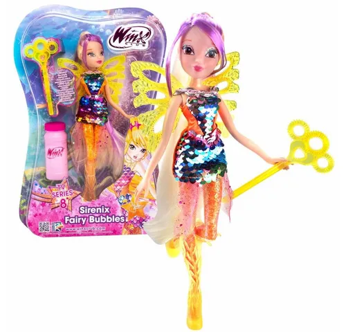 Winx Club Anziehpuppe Stella Sirenix Fairy Bubble Puppe Winx Club Fee 28 cm