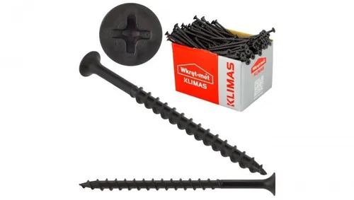 Wkręty do mocowania płyt karton gips do podłoża drewnianego 4,2x70 Wkręt-met /25