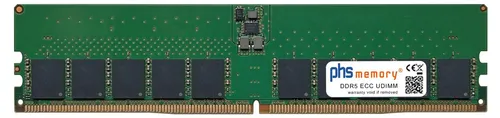 phs memory 16GB RAM Speicher kompatibel mit Supermicro X13SAE-F DDR5 UDIMM ECC 5600MHz