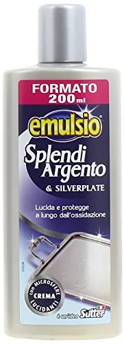 Emulsio 0262913 Reiniger splendiargento Creme, 200 ml