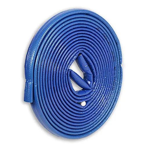 10m PE-Rohrisolierung rund mit Schutzhaut blau DN 15mm - Isolierstärke 4mm