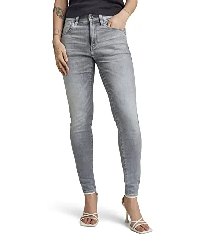 G-STAR RAW Damen Lhana Skinny Jeans - Moderne Skinny Jeans mit hohem Bund und 5 praktischen Taschen. Ideal für einen stylishen Look und optimalen Tragekomfort. Perfekt für jeden Tag!