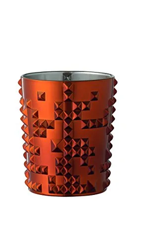 Nachtmann Whisky Glas 330 ml, Kupferrot, Punk, 100054, Whiskyglas aus Kristallglas, Tumbler spülmaschinenfest
