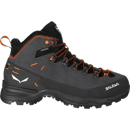 Salewa Alp Mate Winter Mid Ptx M - Onyx, Größe UK 11.5 (EUR 46.5) - Wanderschuhe mit 3F-System und wasserdichter PowerTex-Membran, ideal für winterliche Trekkingabenteuer und gemischtes Gelände.