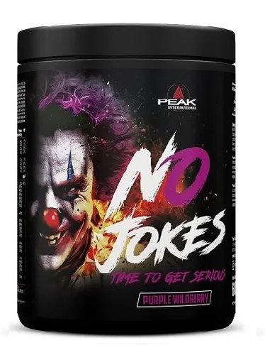 Peak No Jokes - 600g Crazy Apple - Sportnahrung für alle Leistungsklassen - Individuell dosierbar, mit hochwirksamen Inhaltsstoffen wie Arginin und Koffein für maximale Energie und Fokus.