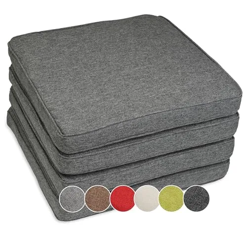 sunnypillow Stuhlkissen 4er Set BALI von sunnypillow