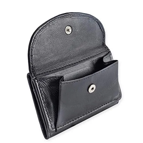 Branco 31105 Kleine Geldbörse, Mini-Portemonnaie - Damen-Geldbörsen, handliches XS-Format aus echtem Leder, ideal für den täglichen Gebrauch und perfekt für unterwegs.