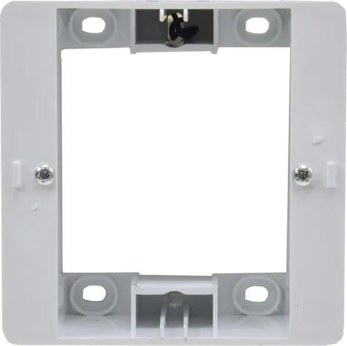 DELPHI Aufputzrahmen weiß, zur Aufputzmontage von Steckdosen & Schaltern, Rahmen
