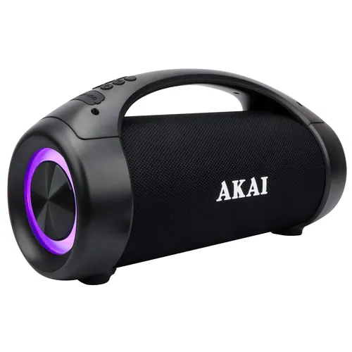 Akai Professional ABTS-55 - Tragbarer Bluetooth-Lautsprecher, 3.80 Stunden Akkubetrieb für flexiblen Musikgenuss unterwegs
