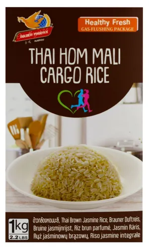 Brauner Jasmin Reis 1KG Aromatisch Brown-Rice Asian Ris Tiz Rice Thai-food