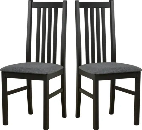 Esszimmerstuhl 2er-Set Comer, schwarz
