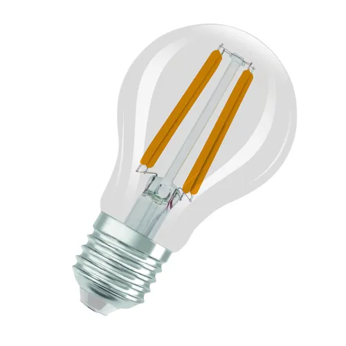 OSRAM LED Lampe CLASSIC A höchste Energieeffizienzklasse A 3.8W 827 Clear E27 Di
