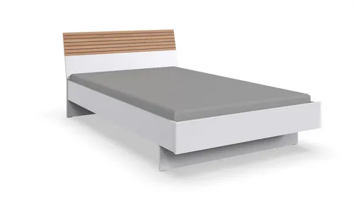 Wimex Bettgestell Rügen - Modernes Bett mit Akustikpaneel-Optik - Betten: Trendiges Bettgestell in Weiß mit stilvoller Akustiklamellen-Nachbildung, ideal für ein modernes Schlafzimmer. Made in Germany für höchste Qualität und Langlebigkeit.