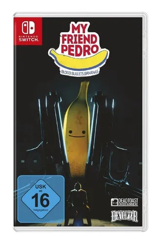 My Friend Pedro für Nintendo Switch | Action & Abenteuer Spiel 2023 - Erlebe das spannende Action & Abenteuer-Spiel My Friend Pedro, neu und originalverpackt für Nintendo Switch - perfekt für Gamer, die Adrenalin und Spaß suchen!