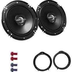 JVC CS-J620X Auto Lautsprecher 16,5 cm mit Einbauset für Honda Civic VIII