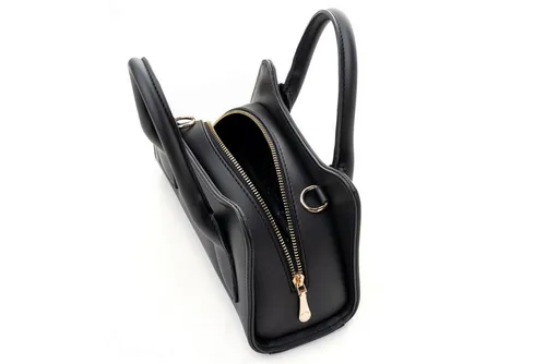 Vince Camuto Henkeltasche ''Bergamo'' in Schwarz - Elegante Damenhandtasche - Stylische Vince Camuto Henkeltasche ''Bergamo'' in Schwarz (B)25 x (H)13 x (T)11 cm. Aus Kunstleder mit abnehmbarem Umhängeriemen und praktischem Innenfach für Ordnung. Ideal für jeden Anlass.