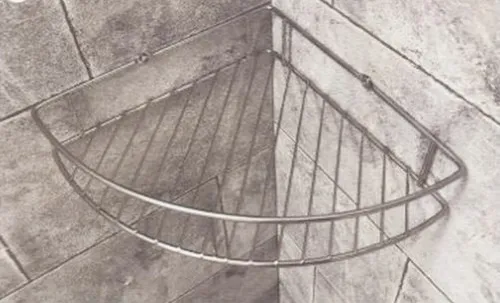 FACKELMANN Eck Duschablage Eckseifenkorb Schwammkorb Eckkorb Edelstahl