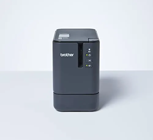 Brother PT-P900Wc | Etikettendrucker | Schwarz und Weiß | Thermoübertragung | WiFi und USB, kompakt